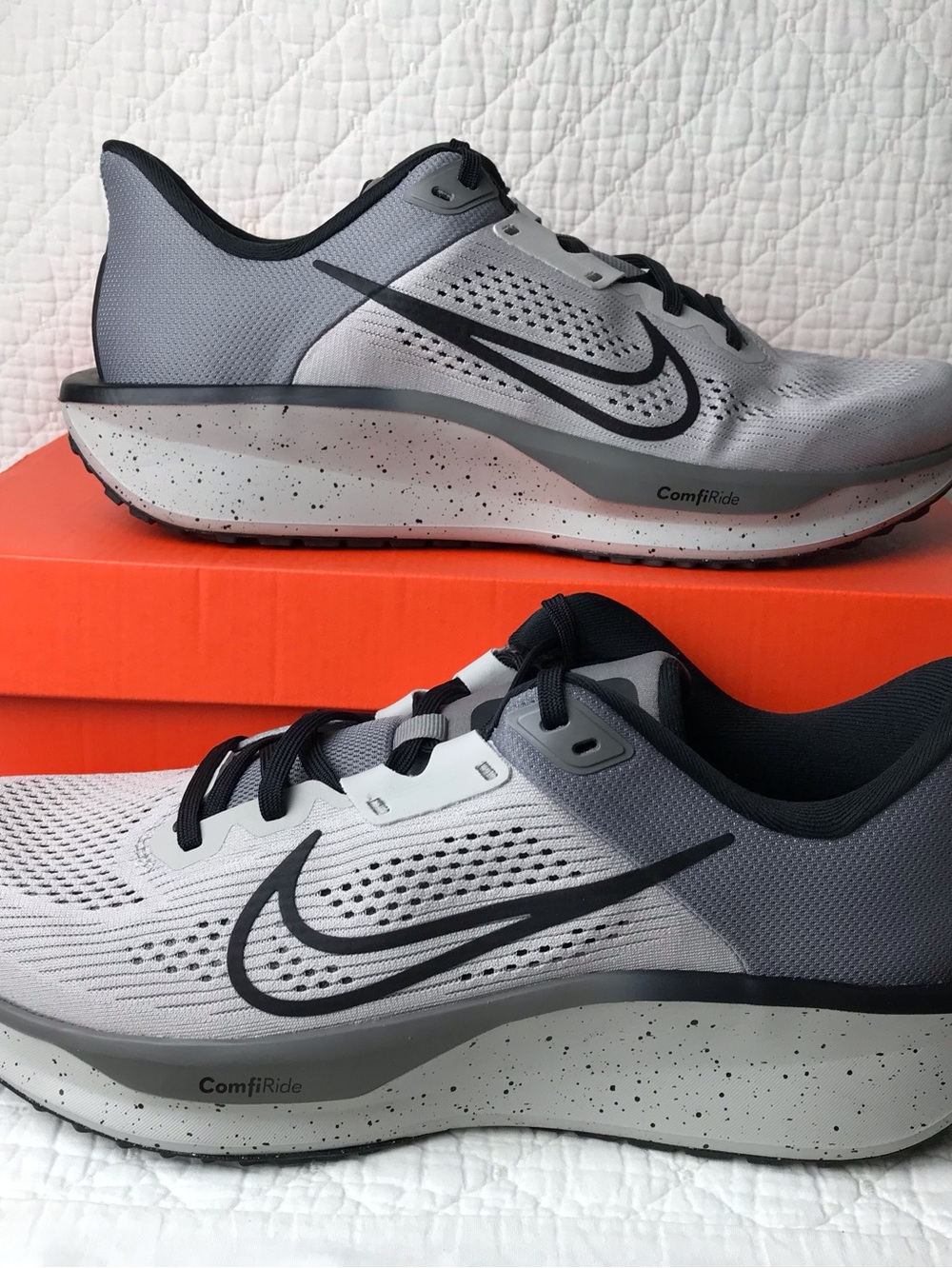 Nike Quest 6 Running Shoes Men’s SZ 11 LT Iron Ore Black IB4002-014